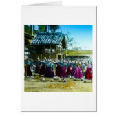 Vintage Japanese School Girls Exercising Japan (Front)