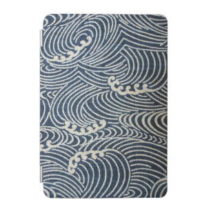Vintage Japanese Textile, Wave Pattern iPad Mini Cover