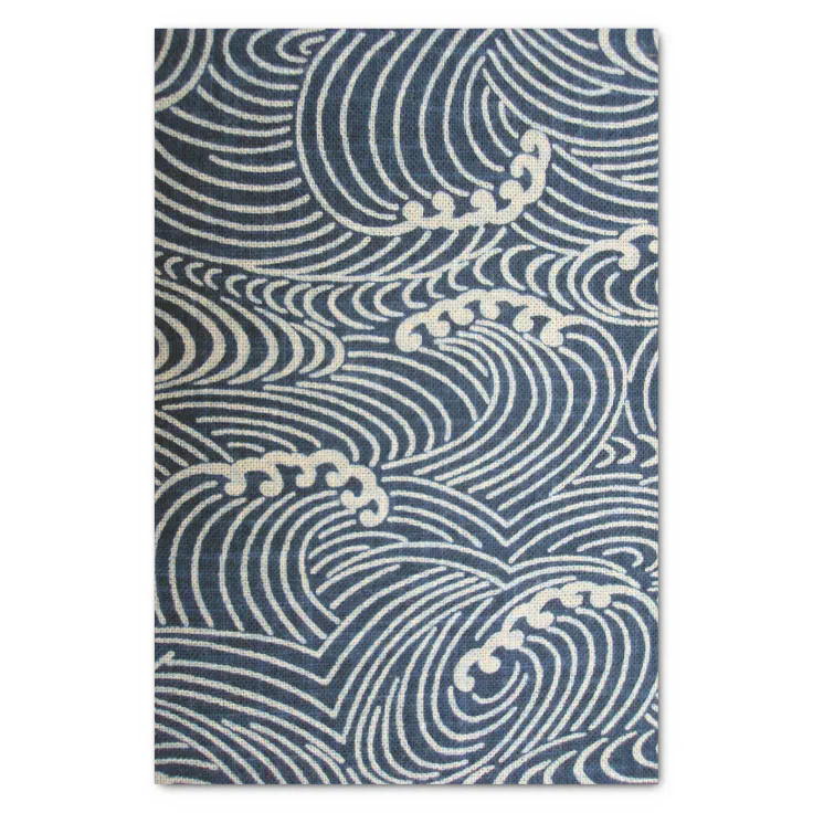 Vintage Japanese Textile, Wave Pattern Tissue Paper | Zazzle