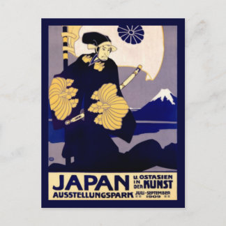 Vintage Japanese Travel Advertisement Postcard