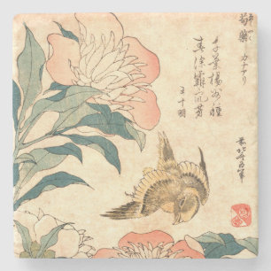 Vintage Japanese Ukiyo-e Art  Stone Coaster