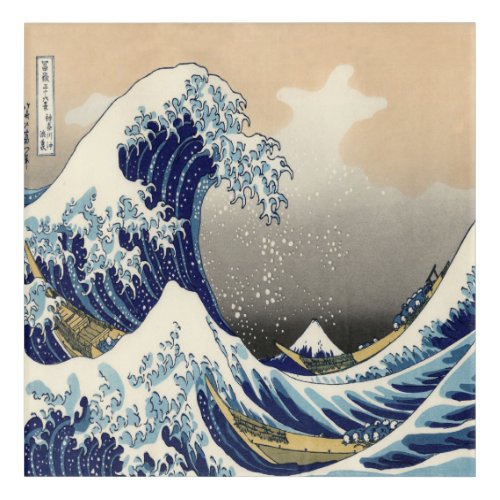 vintage japanese ukiyo e art the great wave