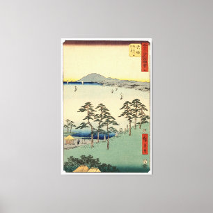 Vintage Japanese Ukiyo-e Floating World Woodblock Canvas Print