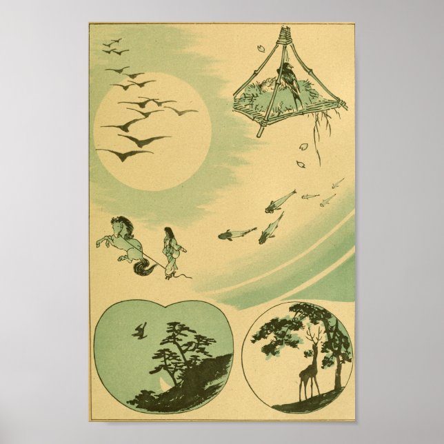 vintage japanese wall art