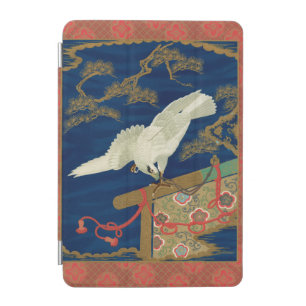 Vintage Japanese White Hawk Art G.A. Audsley iPad Mini Cover
