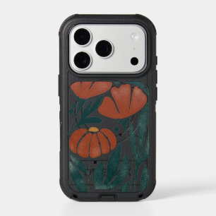 Vintage Japanese Woodblock Hibiscus Trio – Botanic iPhone 17 Pro Case