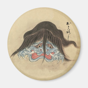 Vintage Japanese Yokai Otoroshi Magnet