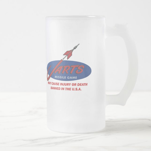 Vintage Jarts Frosted Beer Mug (Right)