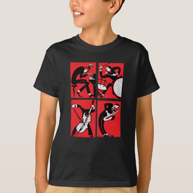 Vintage Jazz Combo T-Shirt (Front)