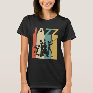 Vintage Jazz Music Lover Gift Idea T-Shirt