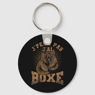 Vintage Je Peux Pas J'ai Boxing Boxing For Boxers Keychain