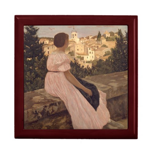 Vintage Jean Frederic Bazille The Pink Dress Gift Box