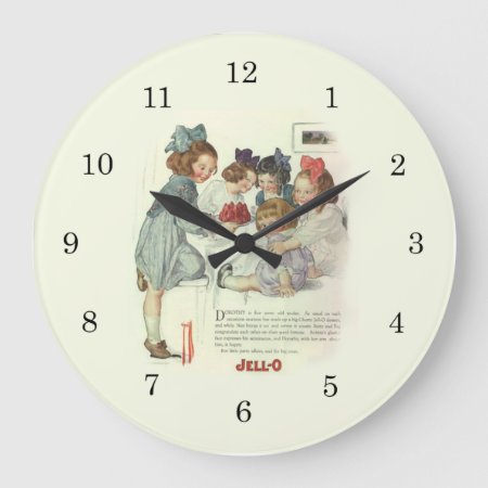Vintage Jello Wall Clock