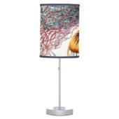 Vintage Jellyfish by Ernst Haeckel, Discomedusae Table Lamp (Front)
