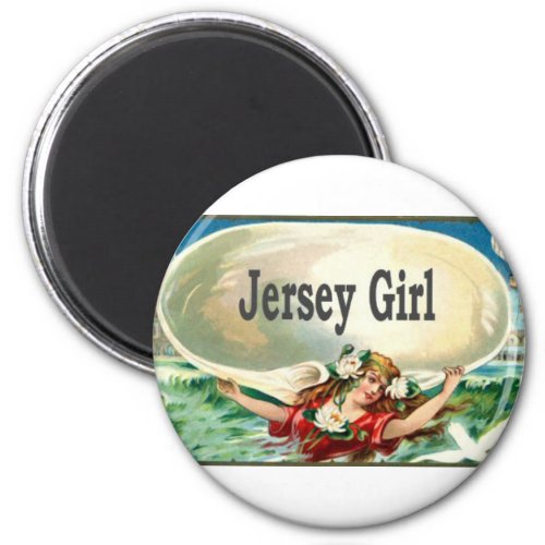 Vintage Jersey Shore Jersey Girl Magnet