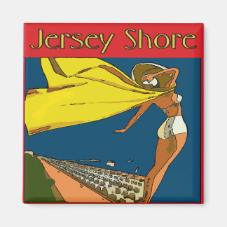 Vintage Jersey Shore Magnet
