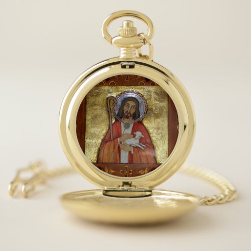 Vintage Jesus Art Pocket Watch