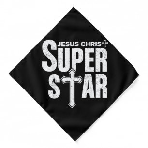 Vintage Jesus Christian Design Jesus Christ Super Bandana