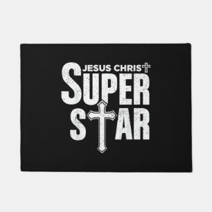 Vintage Jesus Christian Design Jesus Christ Super Doormat