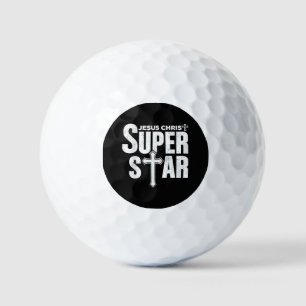 Vintage Jesus Christian Design Jesus Christ Super Golf Balls