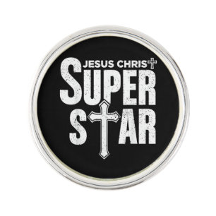 Vintage Jesus Christian Design Jesus Christ Super Lapel Pin