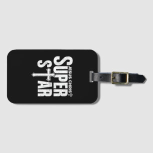 Vintage Jesus Christian Design Jesus Christ Super Luggage Tag