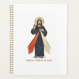 Vintage Jesus I Trust in You Religious Vector Desi Planner