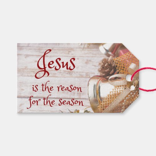 Vintage Jesus is the reason for Season Christmas Gift Tags