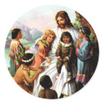 Vintage Jesus Loves All the Children Sticker