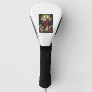 Vintage Jesus Radiant Glory Christian Engraving De Golf Head Cover
