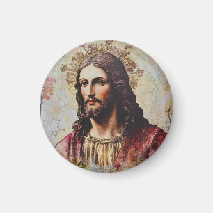 Vintage Jesus Religious  Magnet
