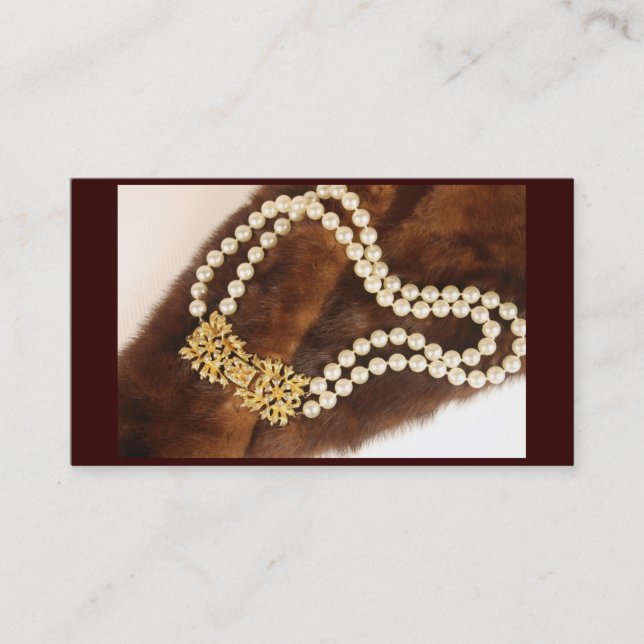 Vintage Jewelry Busines Card (Front)