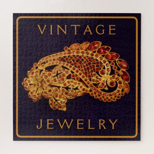 VINTAGE JEWELRY Calming  Jigsaw Puzzle