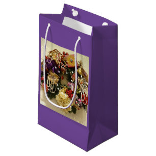 Vintage Jewelry & Gemstone Victorian Wreath Small Gift Bag