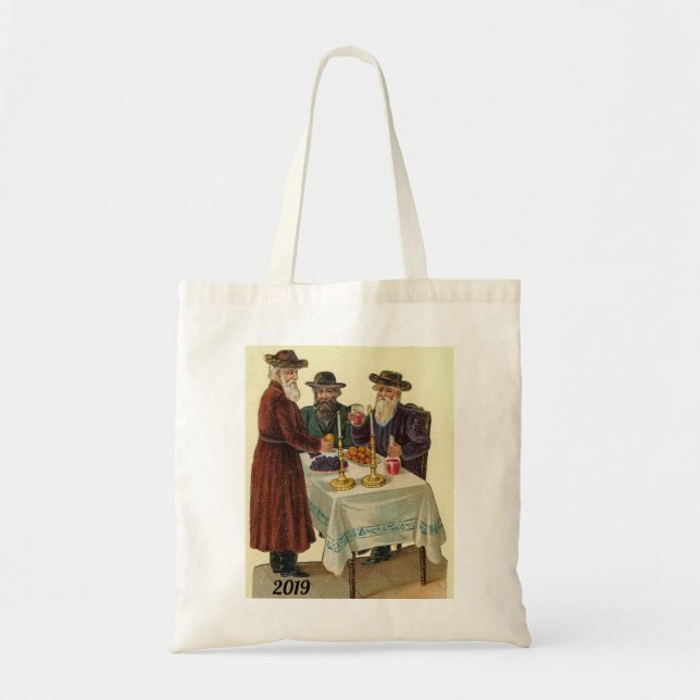 Vintage Jewish scene Tote Bag (Front)