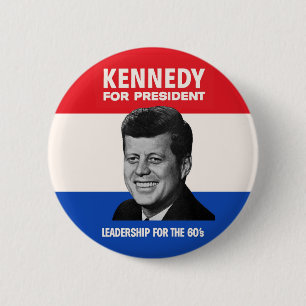 Vintage JFK Kennedy for President 1960 Campaign Button