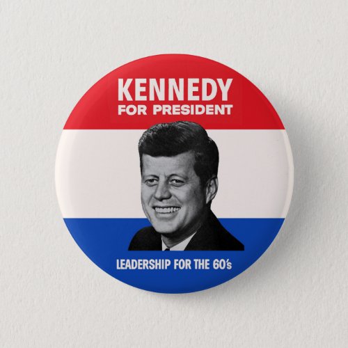 Vintage JFK Kennedy for President 1960 Campaign Button