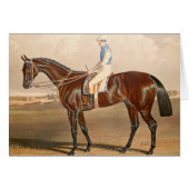 Vintage Jockey On Racehorse (Front Horizontal)