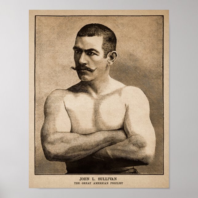 Vintage John L. Sullivan Advertisement Poster (Front)