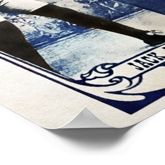 Vintage Johnson VS Jeffries Prize Fight Poster | Zazzle