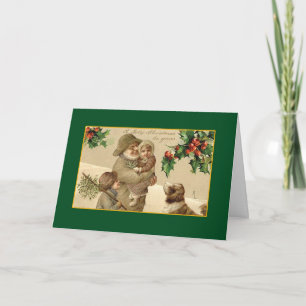 Vintage Jolly Christmas - A Christmas Card