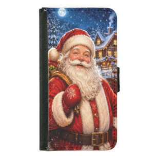 Vintage Jolly Santa Claus Christmas Phone Case 