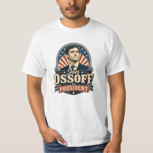 Vintage Jon Ossoff For President Political T-Shirt