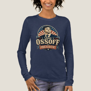 Vintage Jon Ossoff For President Political  Tri-Blend Shirt