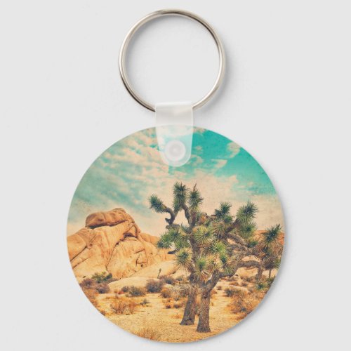 Vintage Joshua Tree Keychain