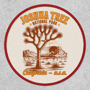 Vintage Joshua Tree Park Gift for Hikers Patch