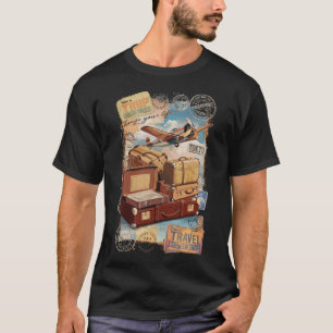 vintage journey airplane shirt
