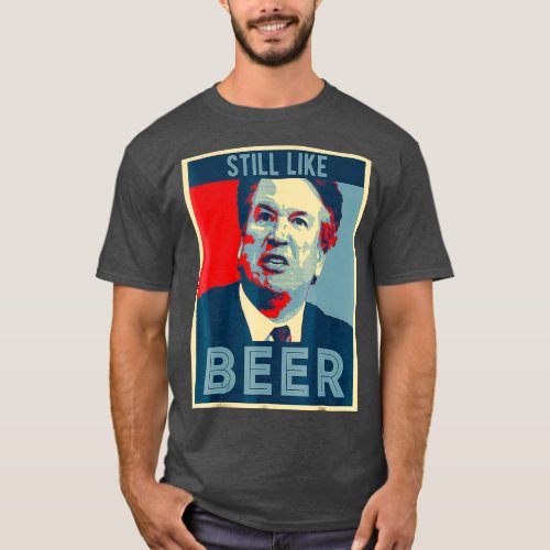 Vintage judge Kavanaugh I like beer  funny T_Shirt