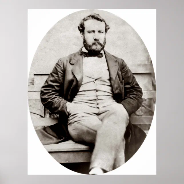 Vintage Jules Verne Photograph Portrait Poster | Zazzle