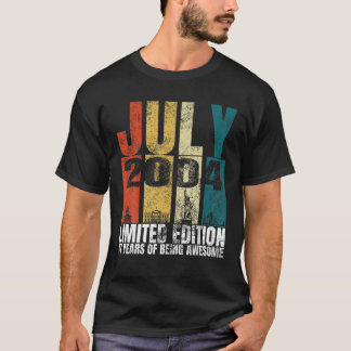 Vintage July 2004 Bday Costume 17 Years Old 17Th B T-Shirt